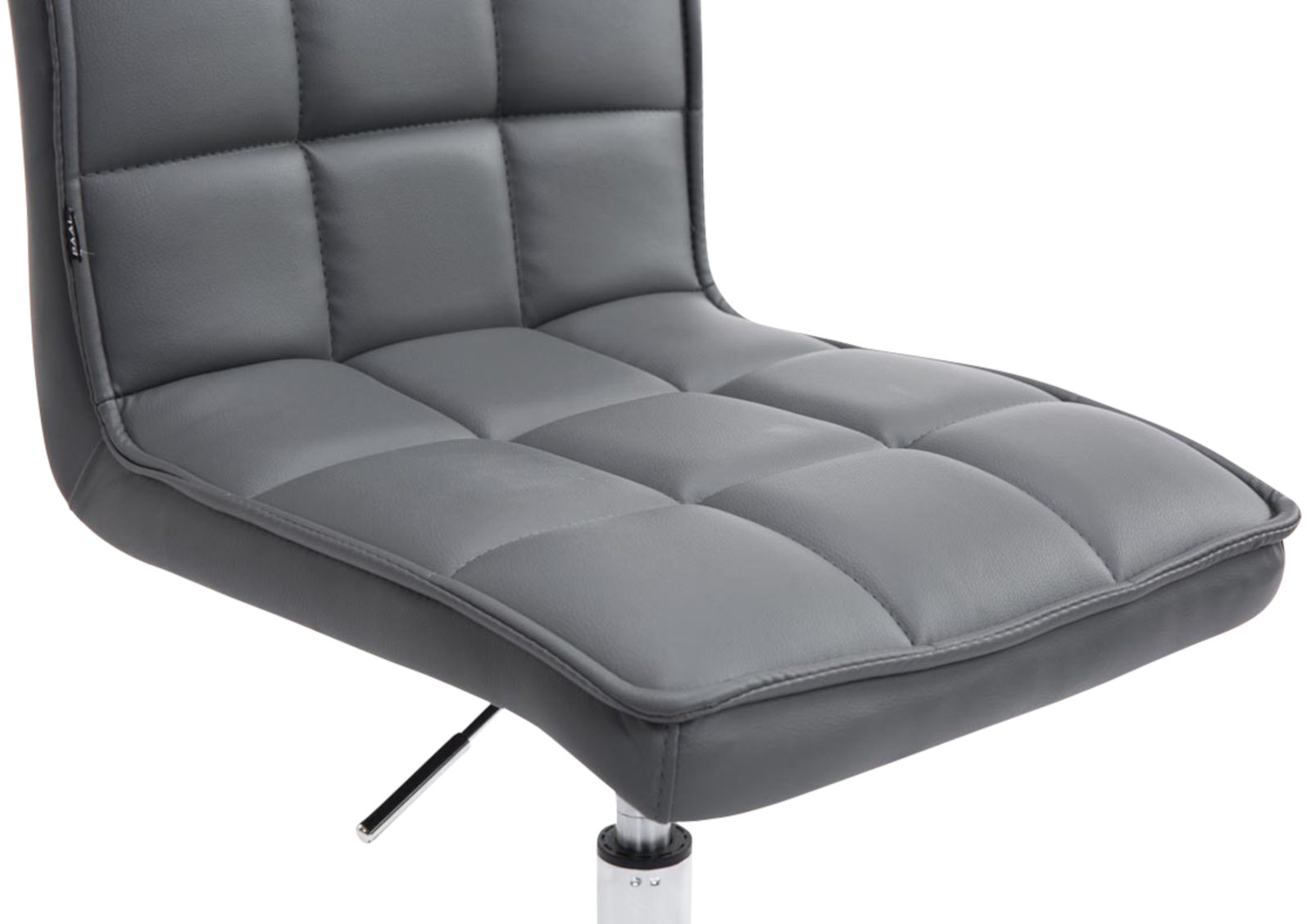 Lot de 2 chaises de salle à manger Peking V2 en similicuir pied trompette