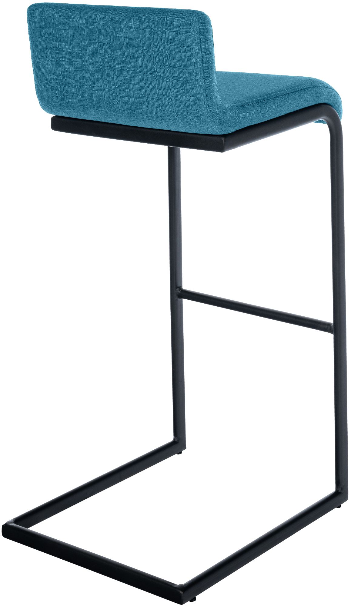 Lot de 2 Tabourets de Bar Newport, Piétement Métallique Noir