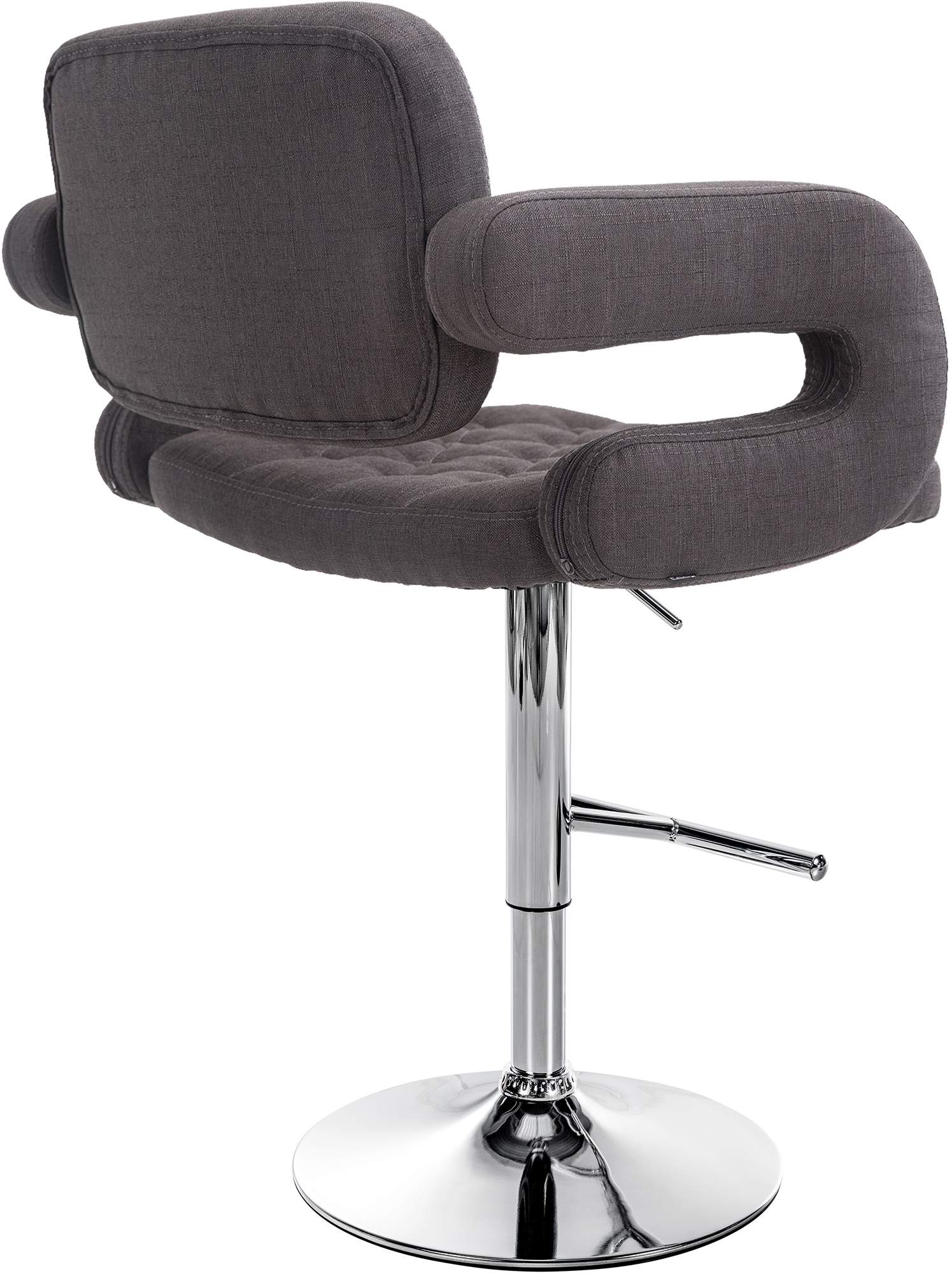 Lot de 2 tabourets de bar Dublin en tissu