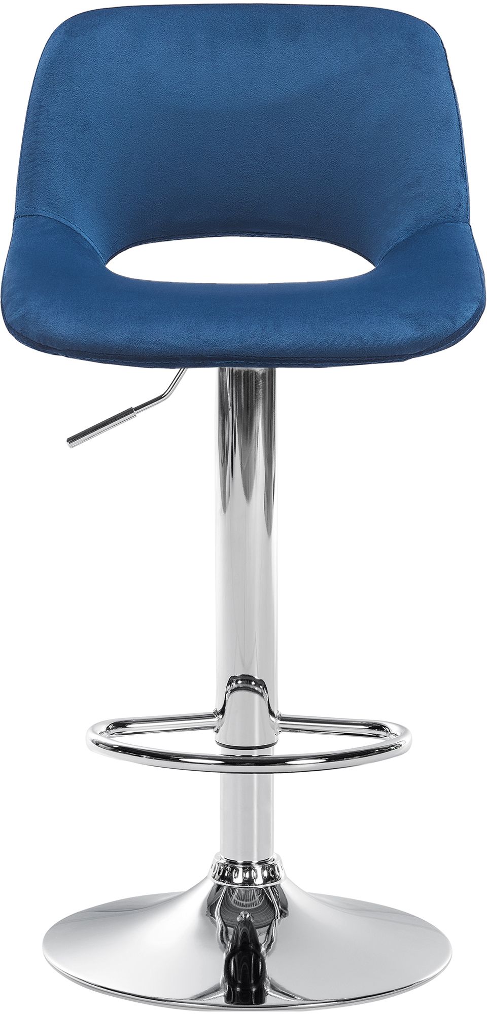 Lot de 2 tabourets de bar Camden velours