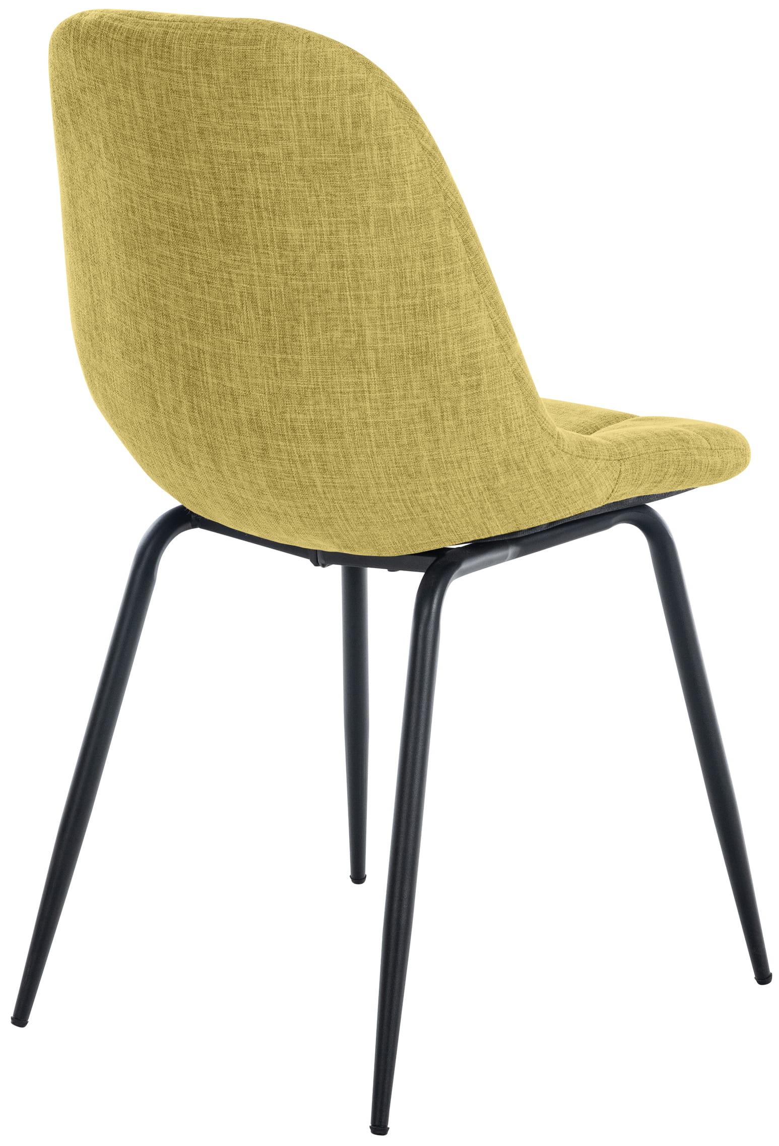 Chaise de salle à manger Tom avec Pieds en métal noir