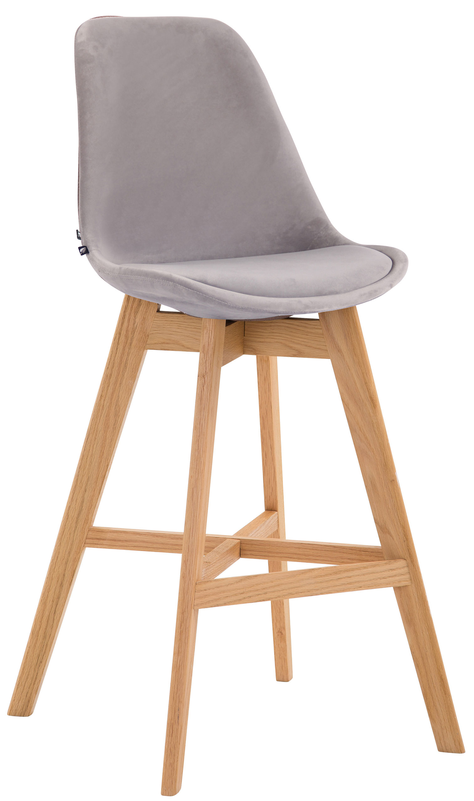 Tabouret de bar Cannes en velours