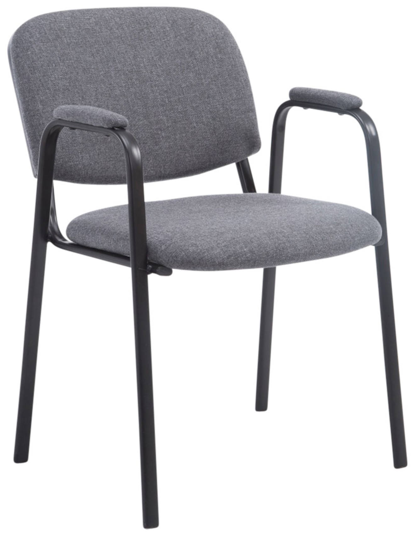 Lot de 4 Chaises Empilables Ken Pro en Tissu