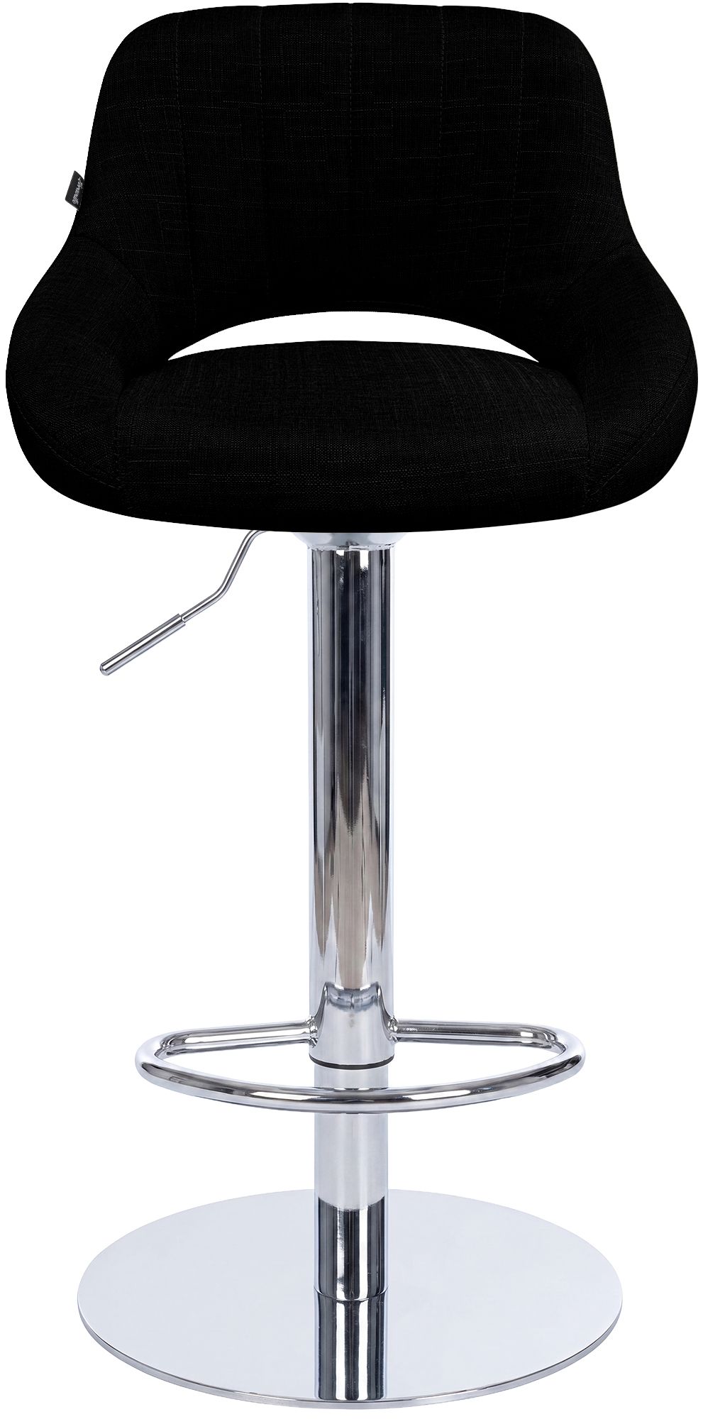Tabouret de bar Milet avec structure stable chromée