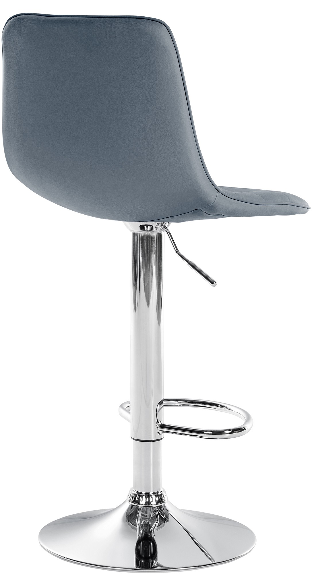 Tabouret de bar Lex en Similicuir Pied trompette en Métal