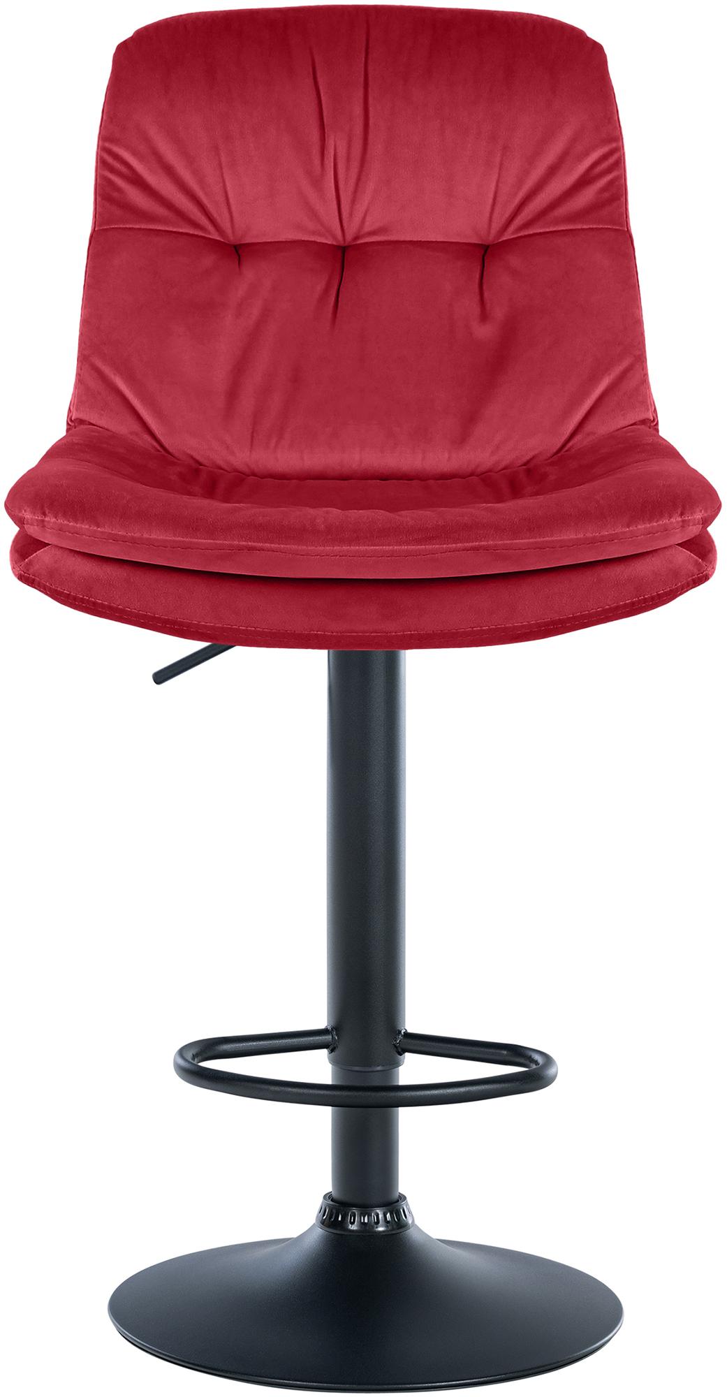 Tabouret de bar Laurel velours