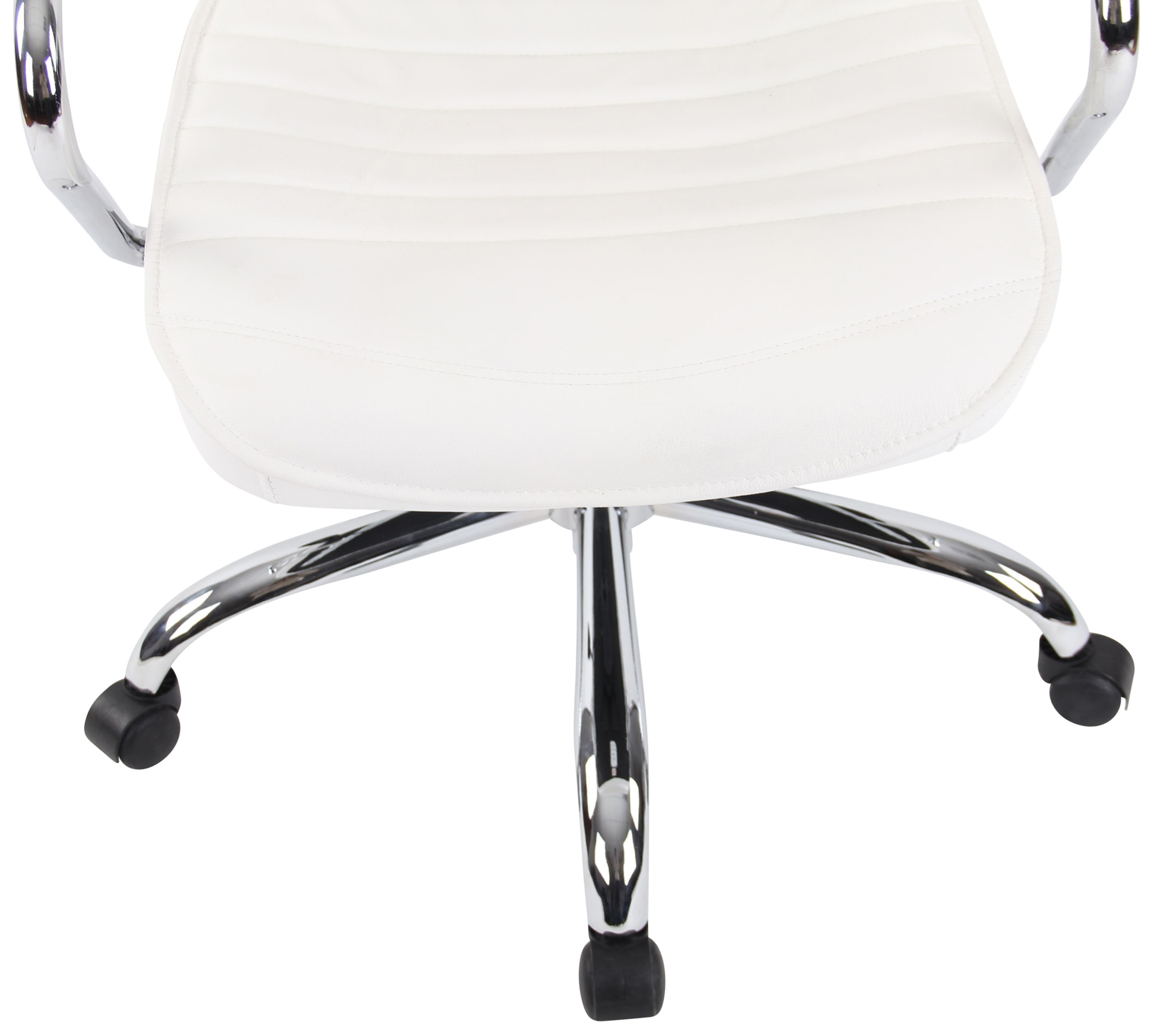 Fauteuil de bureau  Rako en véritable cuir ajustable et pivotant