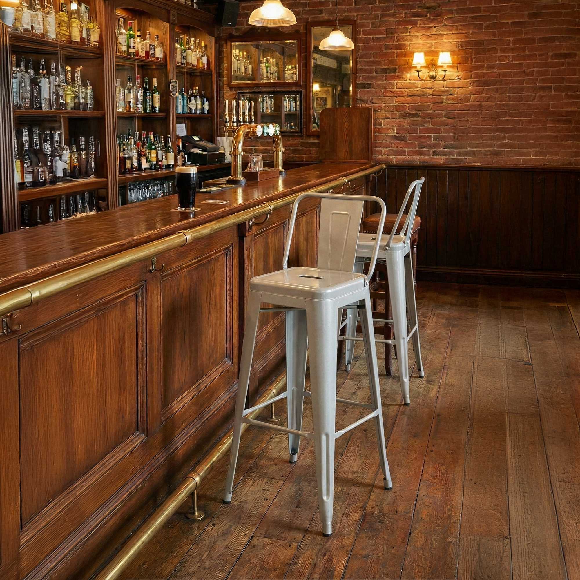 Lot de 2 Tabourets de Bar Mason
