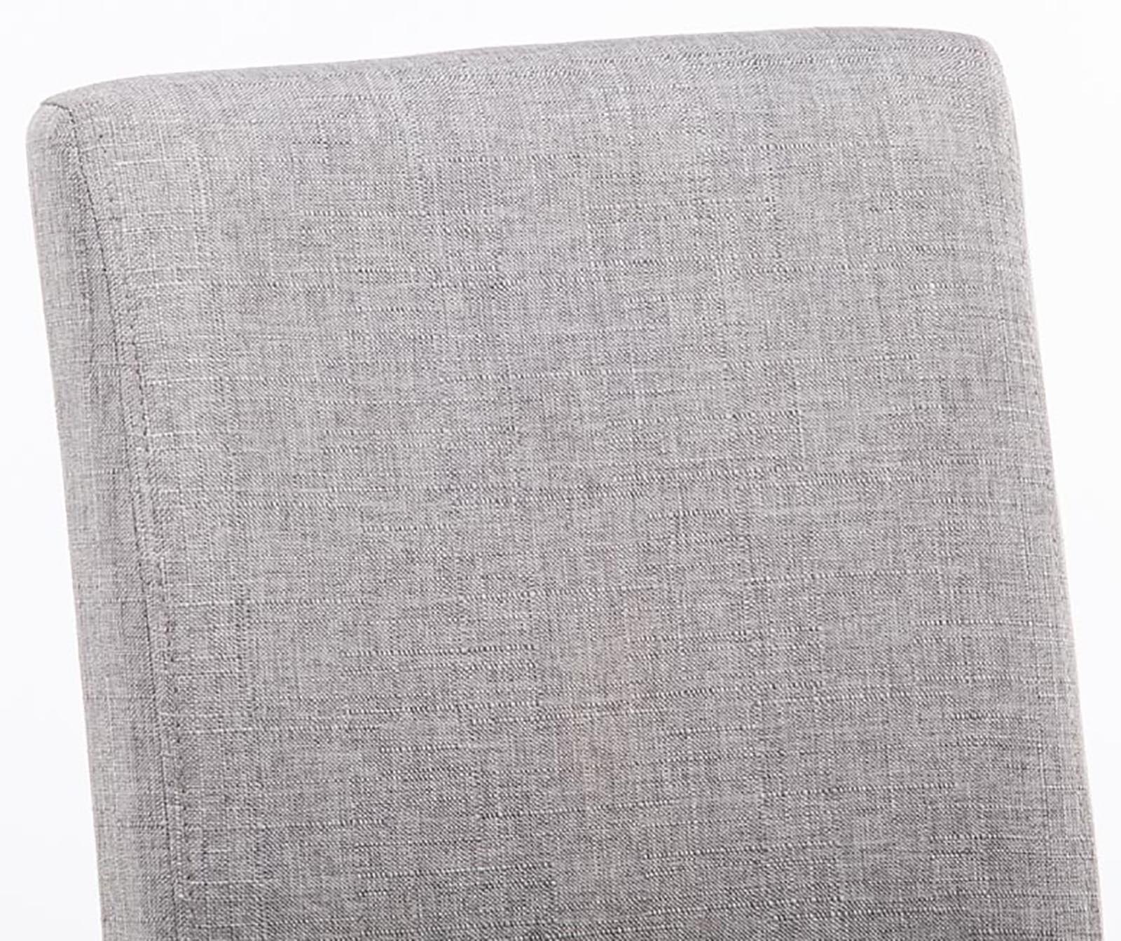 Lot de 2 Chaises de salle à manger Ina Tissu avec pieds en Bois