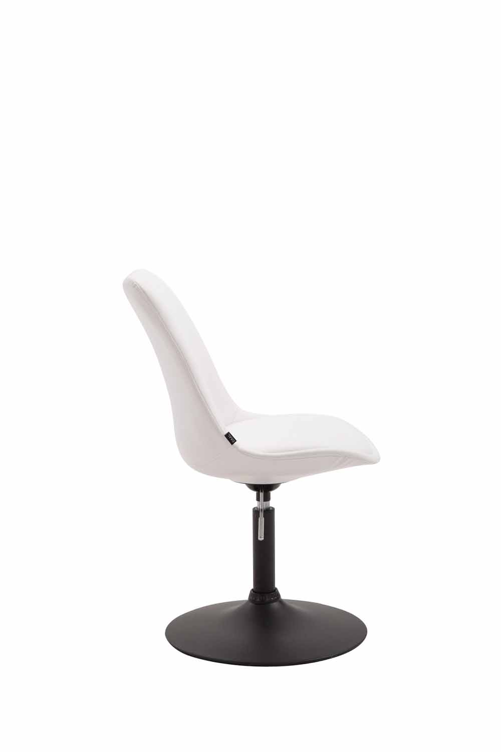 Chaise de salle à manger Maverick en similicuir avec pied trompette