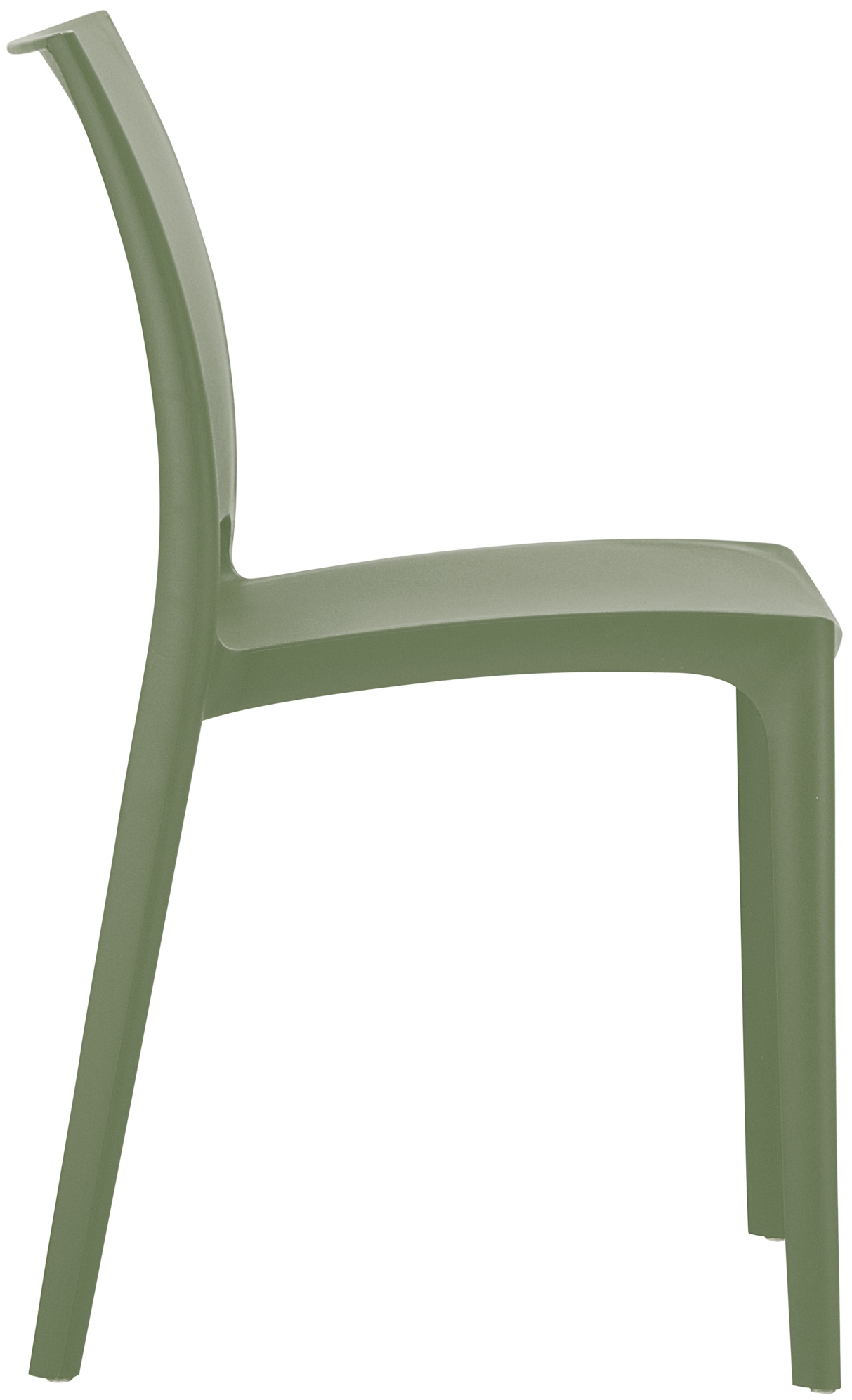 Lot de 2 chaises de jardin empilables Maya en plastique