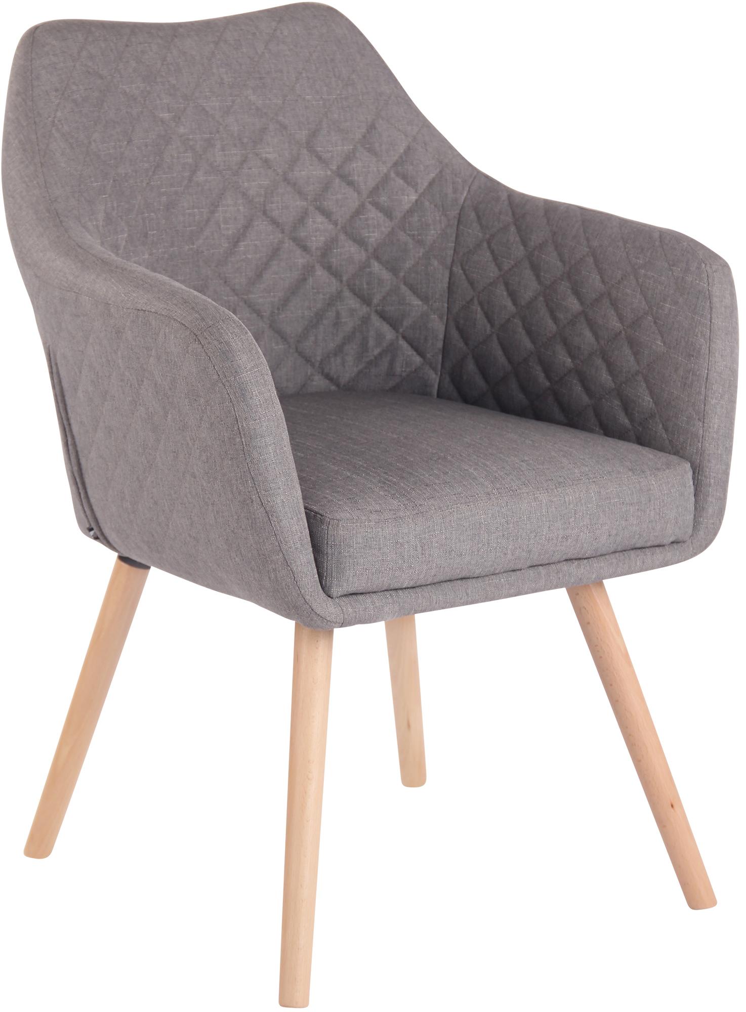 Chaise de salle à manger Gent en tissu