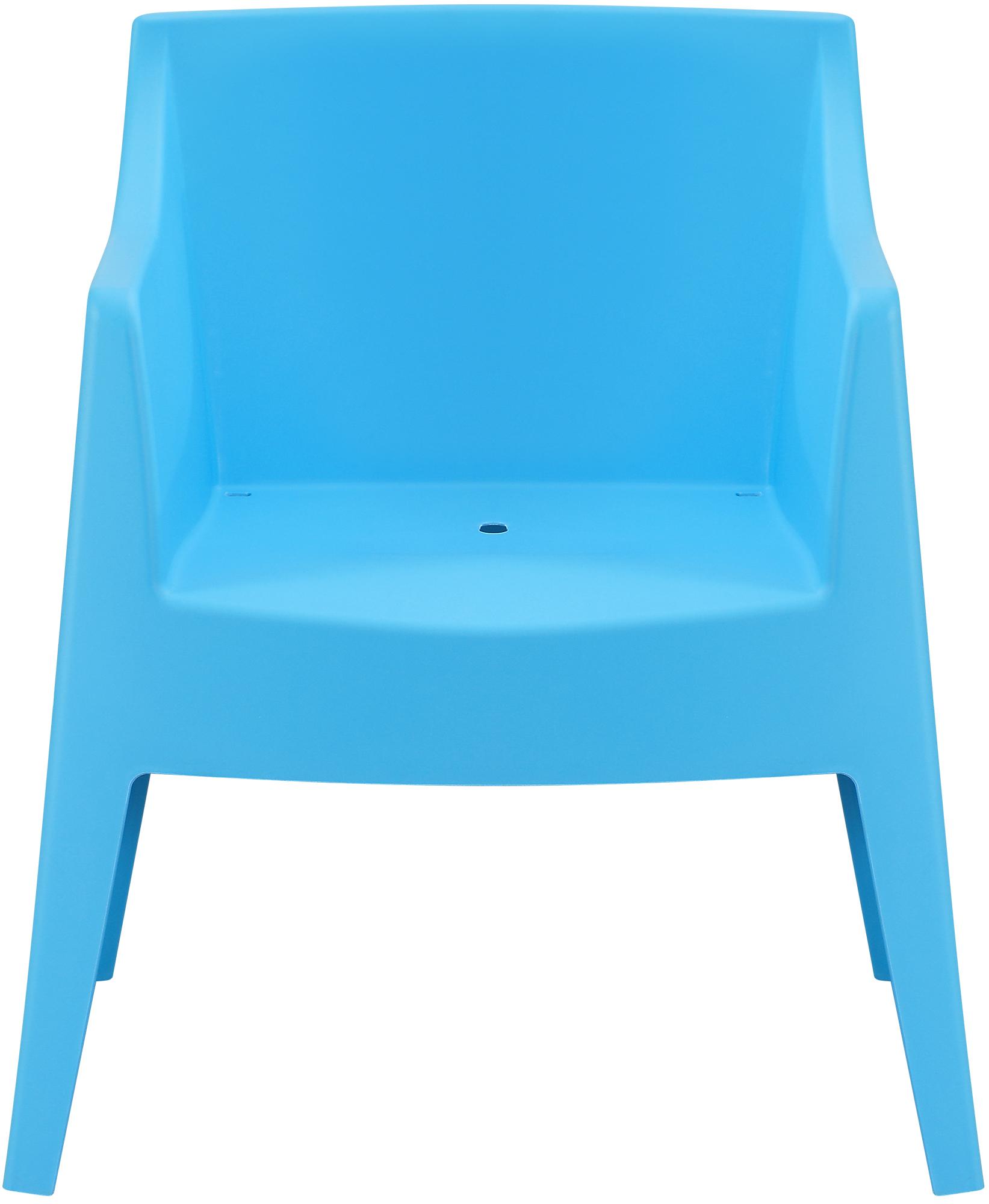 Lot de 6 Chaises de Jardin Bartal Empilables en Polypropylène Résistant aux UV et Intempéries - Fauteuils d'Extérieur Design