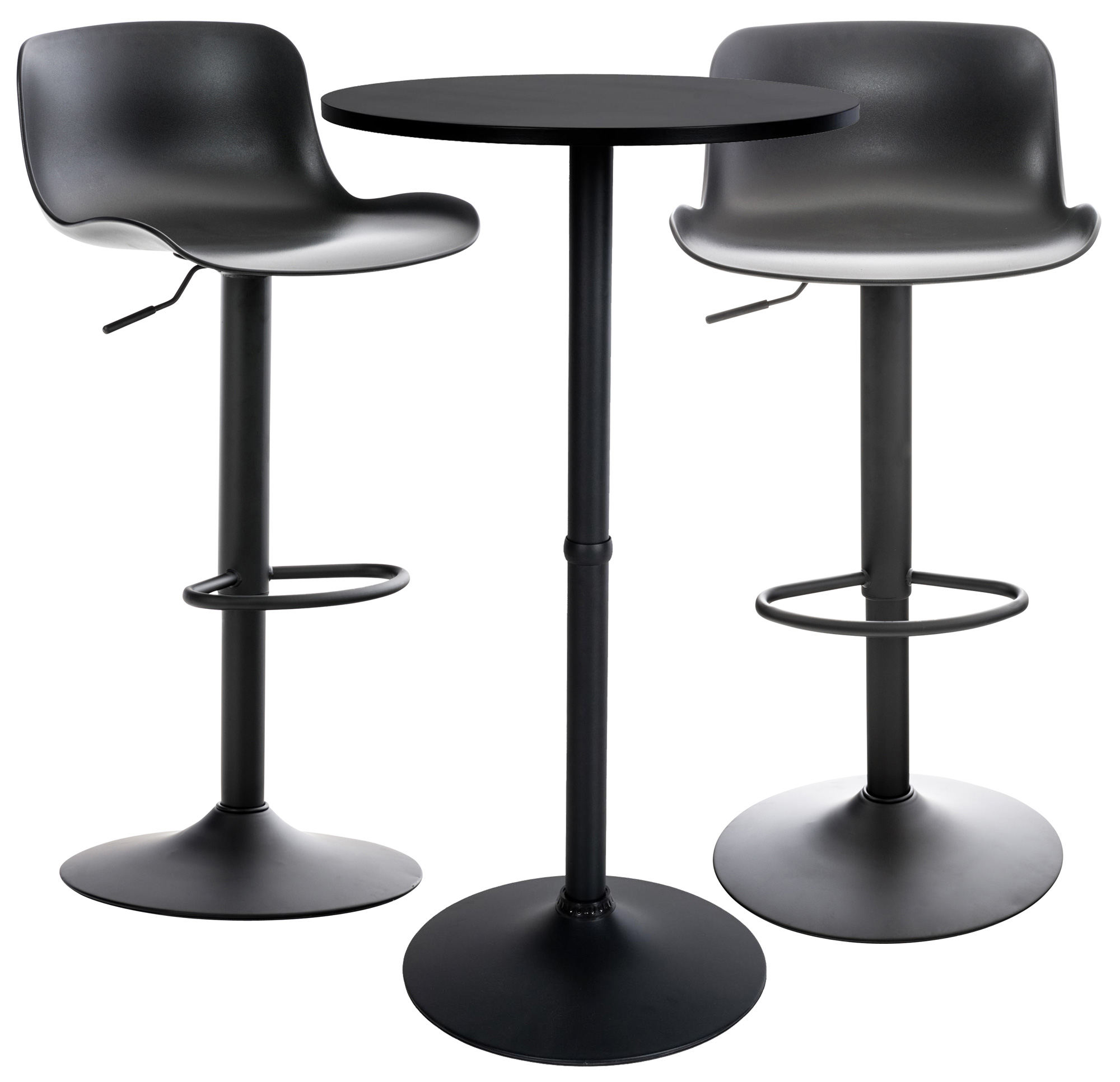 Set de 2 tables de bar Medora