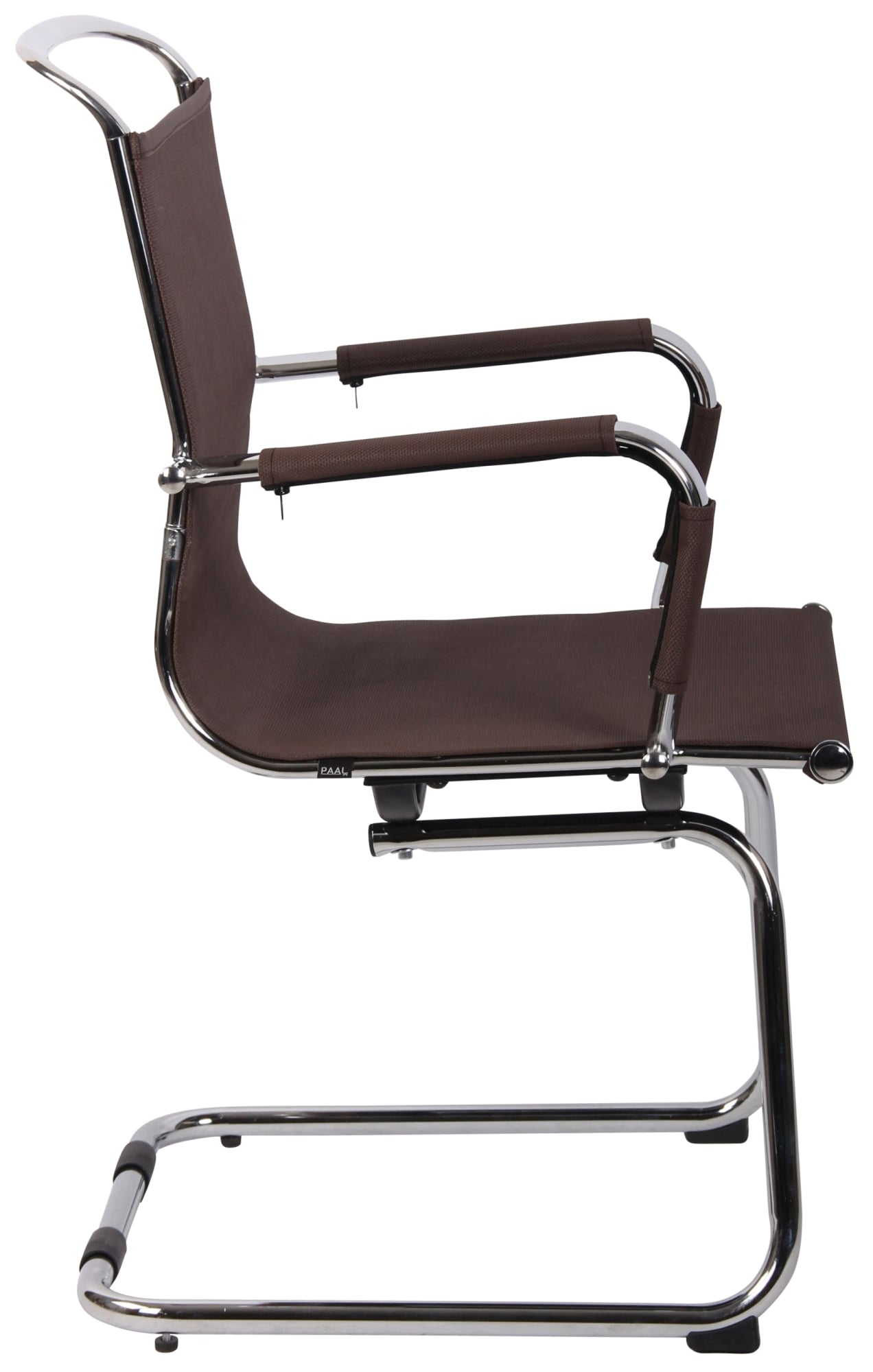 Chaise Cantilever Barnet en tissu de mèche