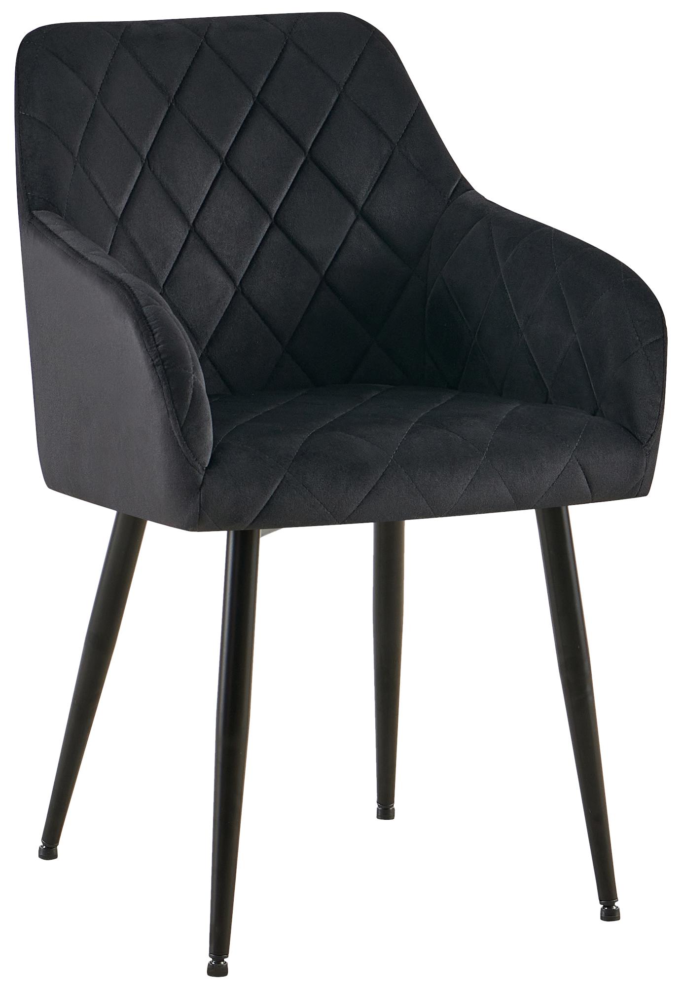 Chaise de salle à manger Monett Velours