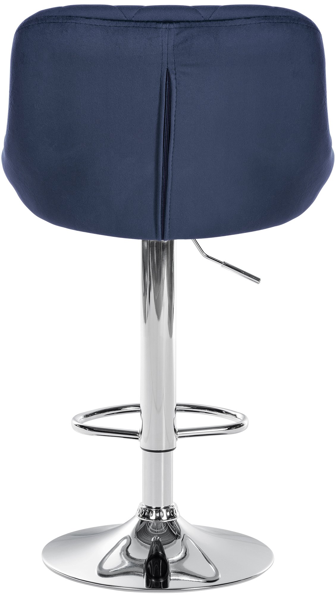 Lot de 2 tabourets de bar Lazio velours