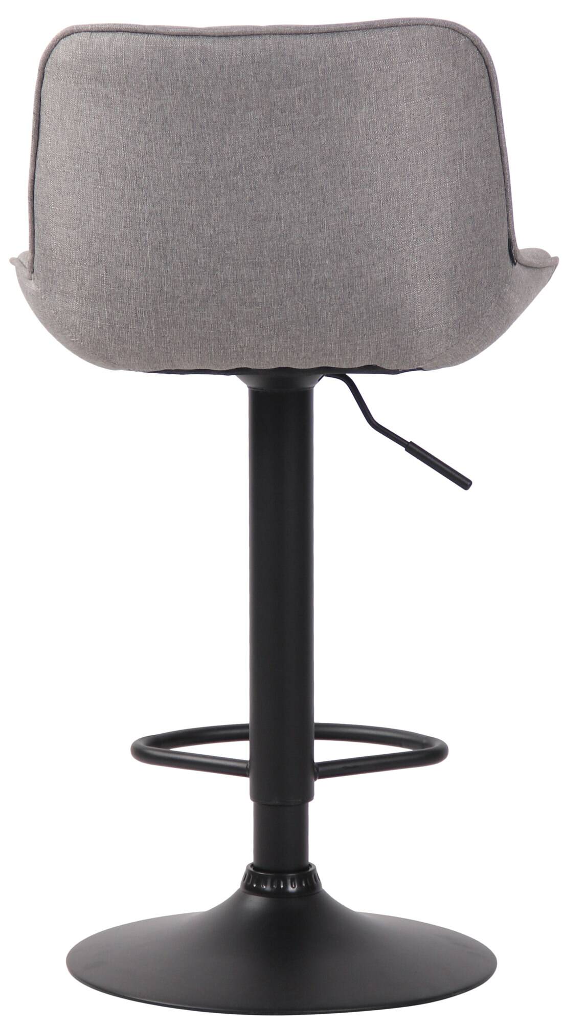Lot de 2 Tabourets de bar Lentini en Tissu Pied trompette en Métal