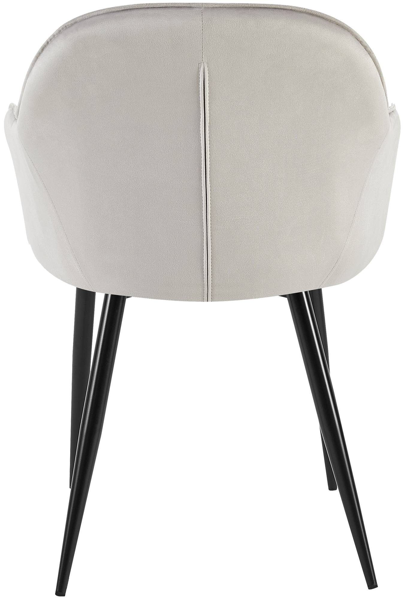 Chaise de salle à manger Boise velours