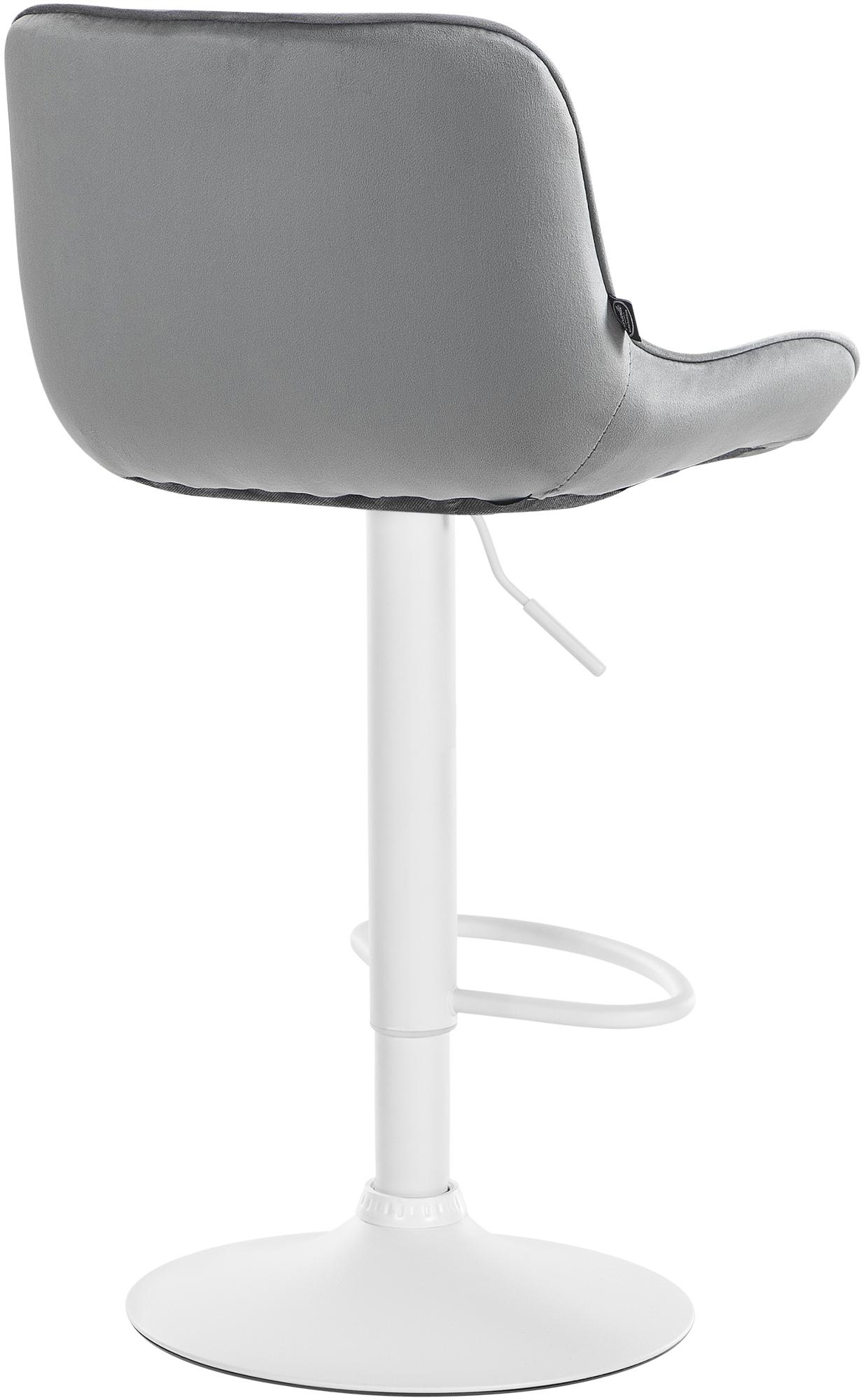 Tabouret de bar Vonore velours