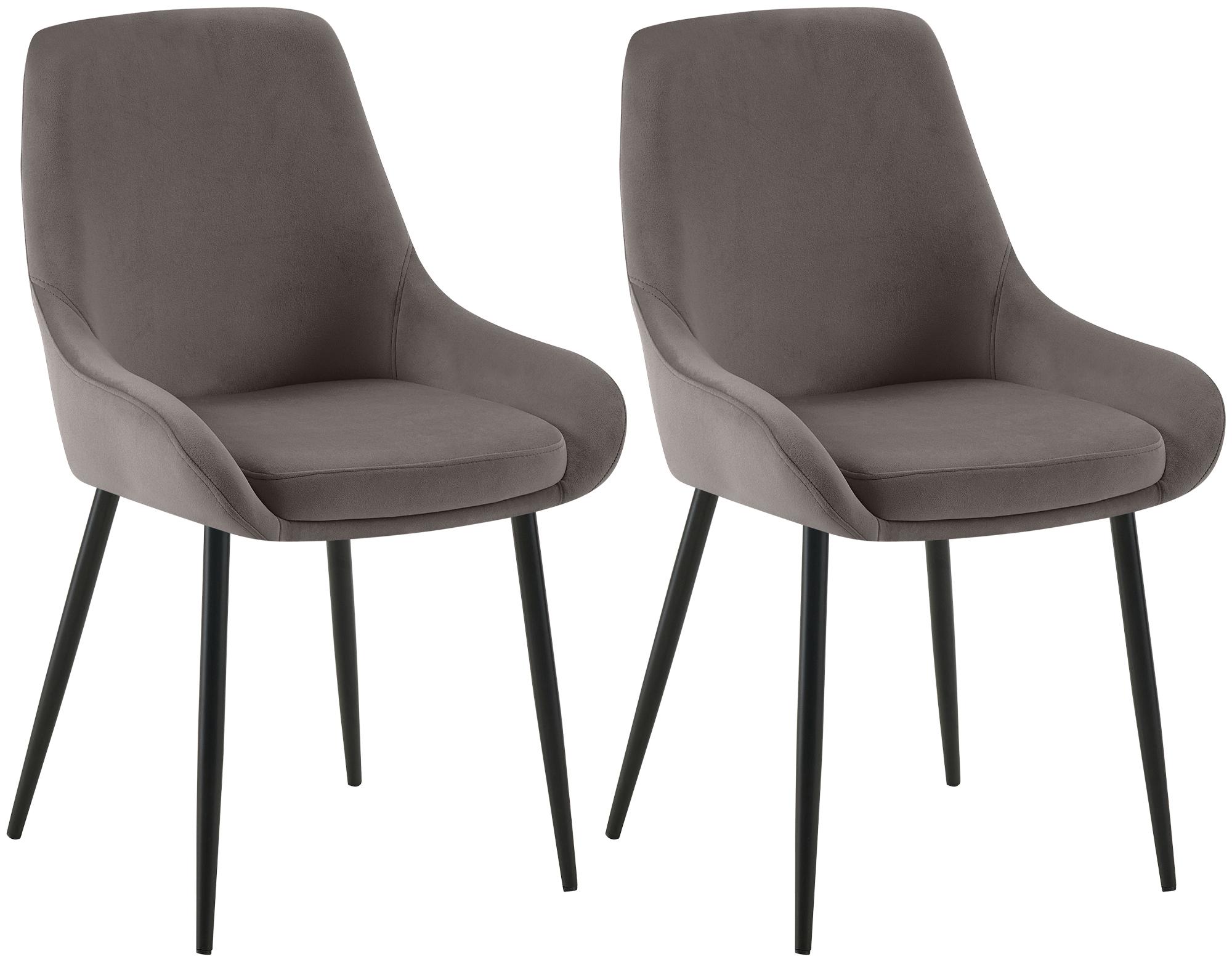 Lot de 2 chaises de salle à manger Elmira