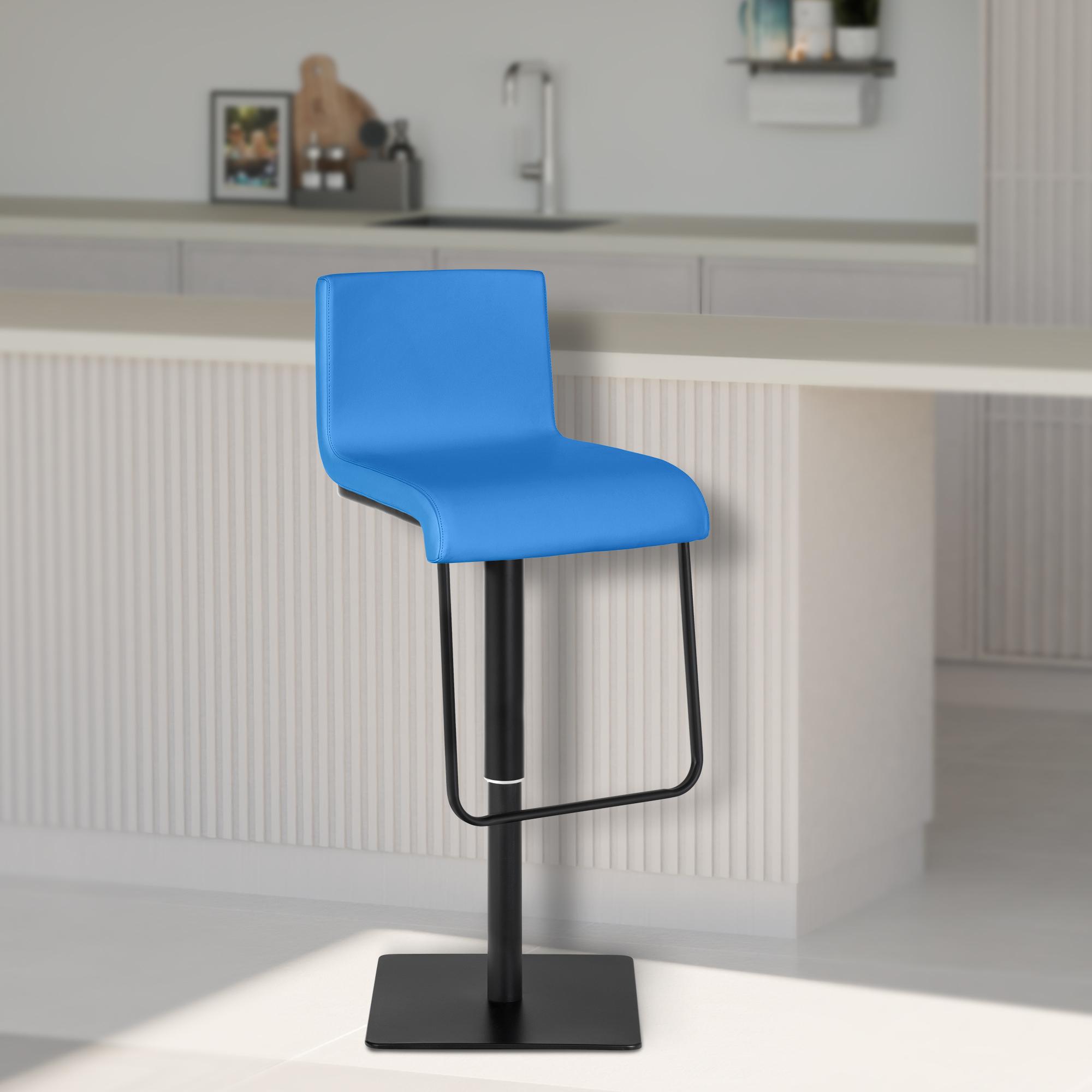 Tabouret de bar Limon en similicuir