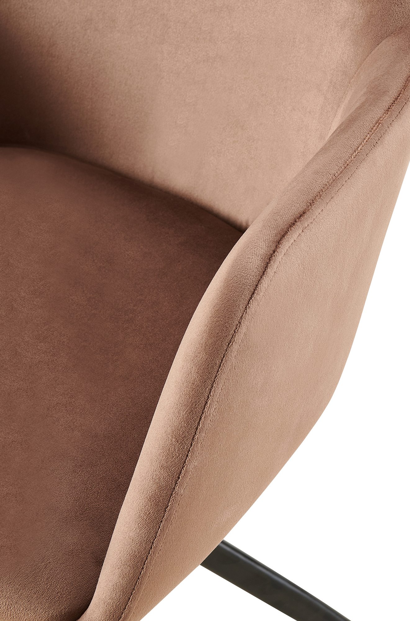 Chaise de salle à manger Olema velours
