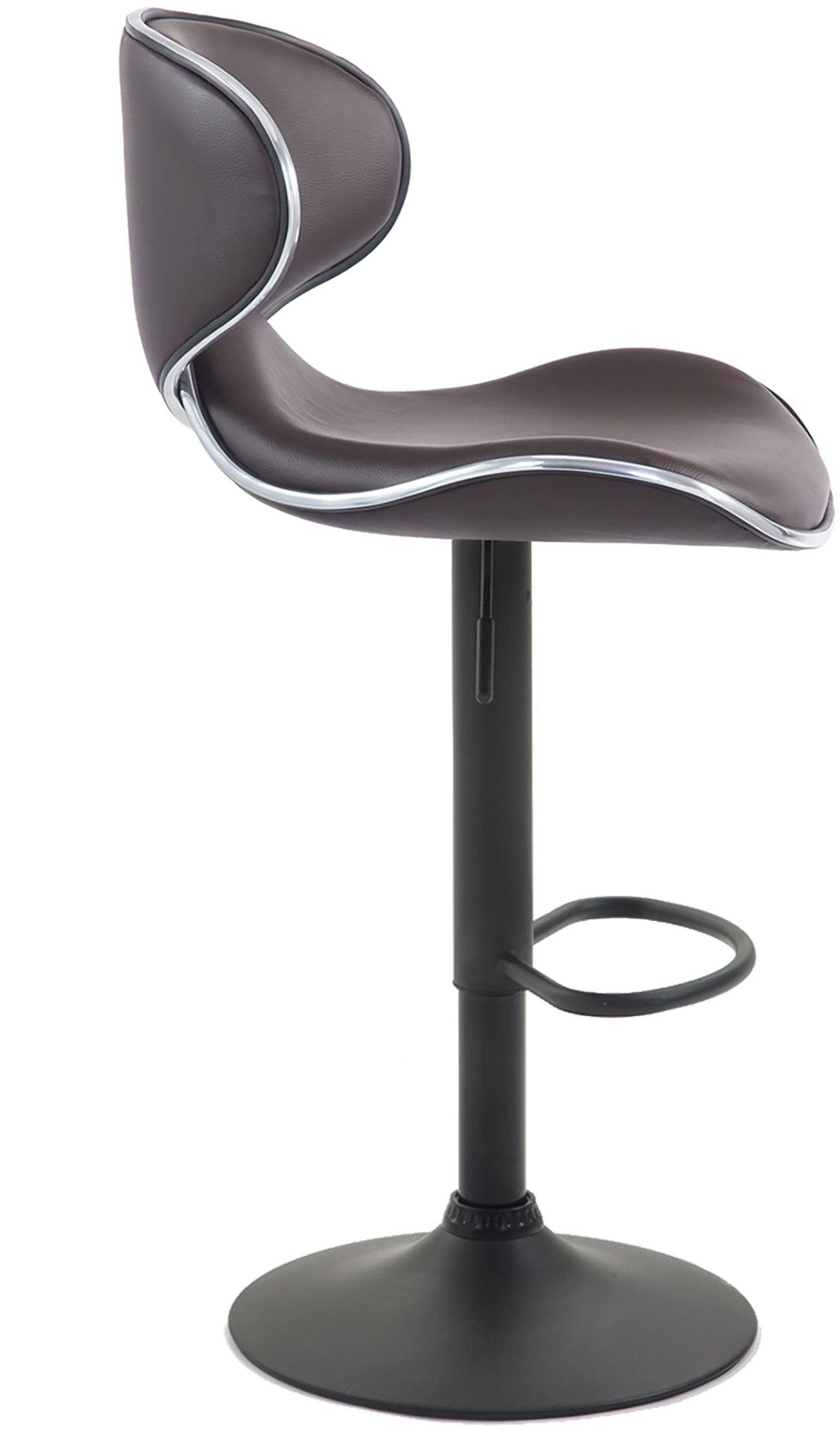 Tabouret de bar Las Vegas V2 similicuir avec pied en métal