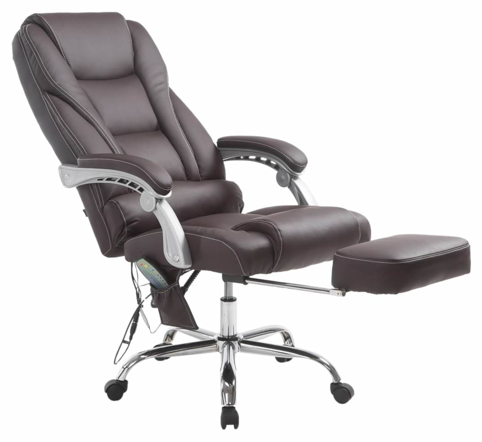 Fauteuil de bureau Pacific en similicuir avec une fonction massage