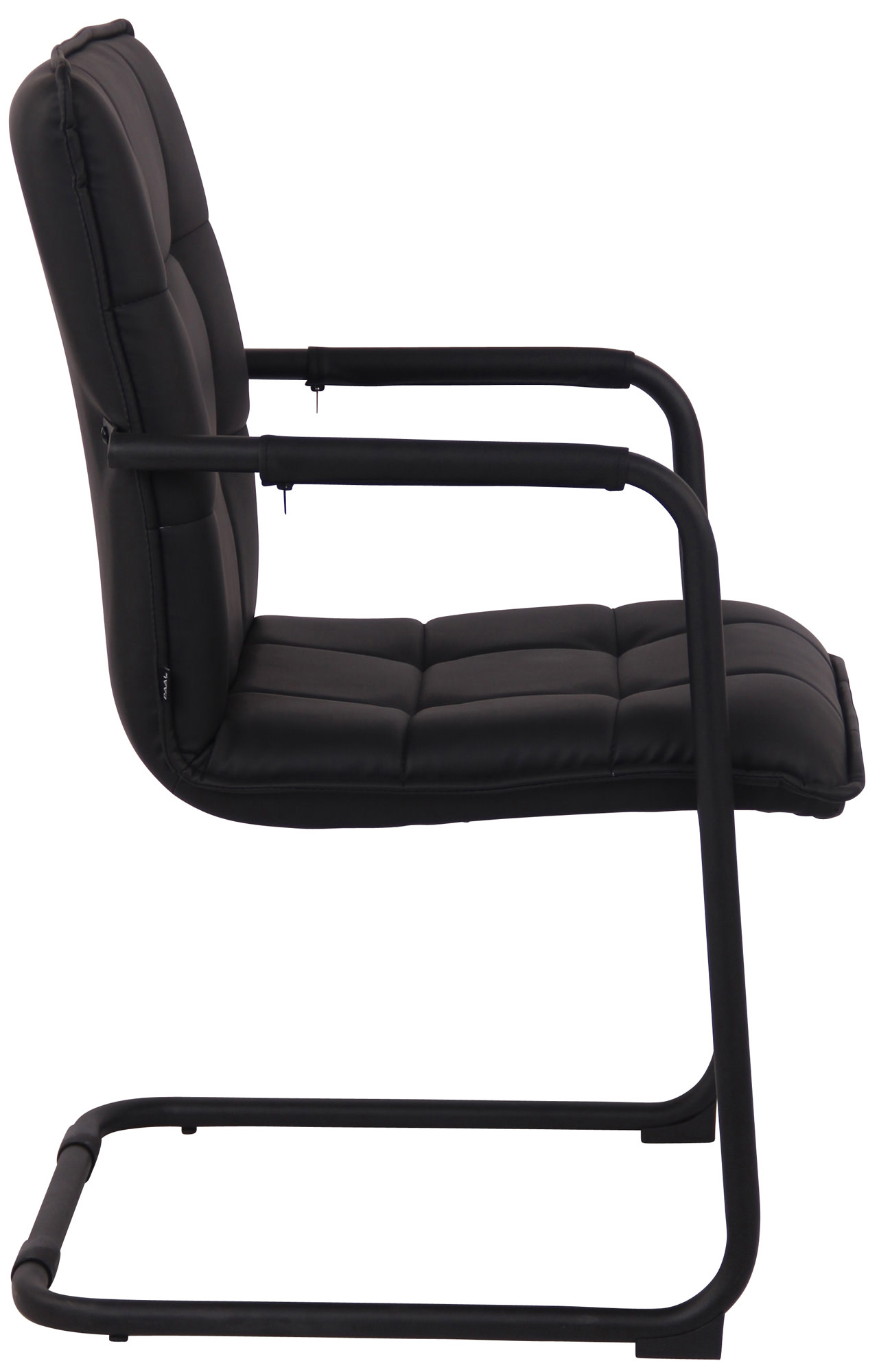 Chaise Cantilever Gandia en similicuir