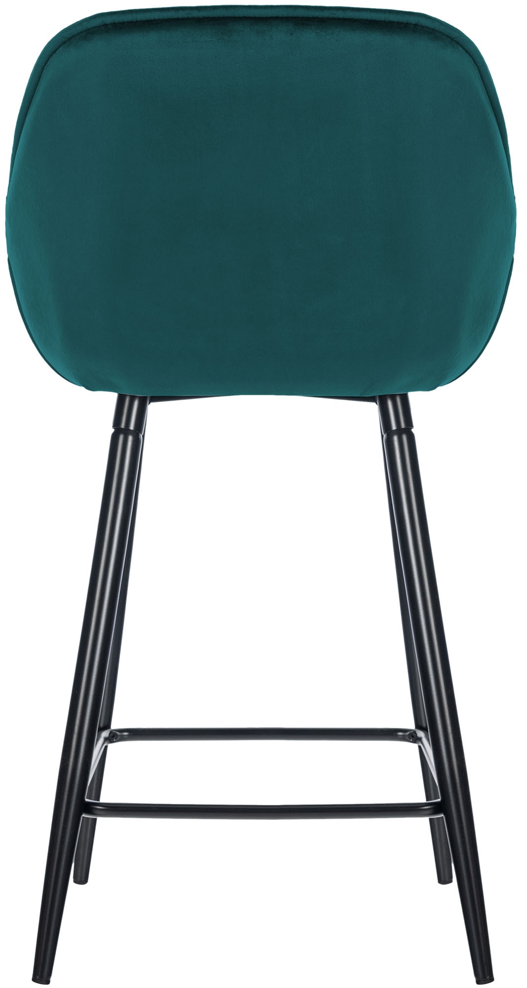 Tabouret de bar Gibson velours hauteur d'assise 76 cm