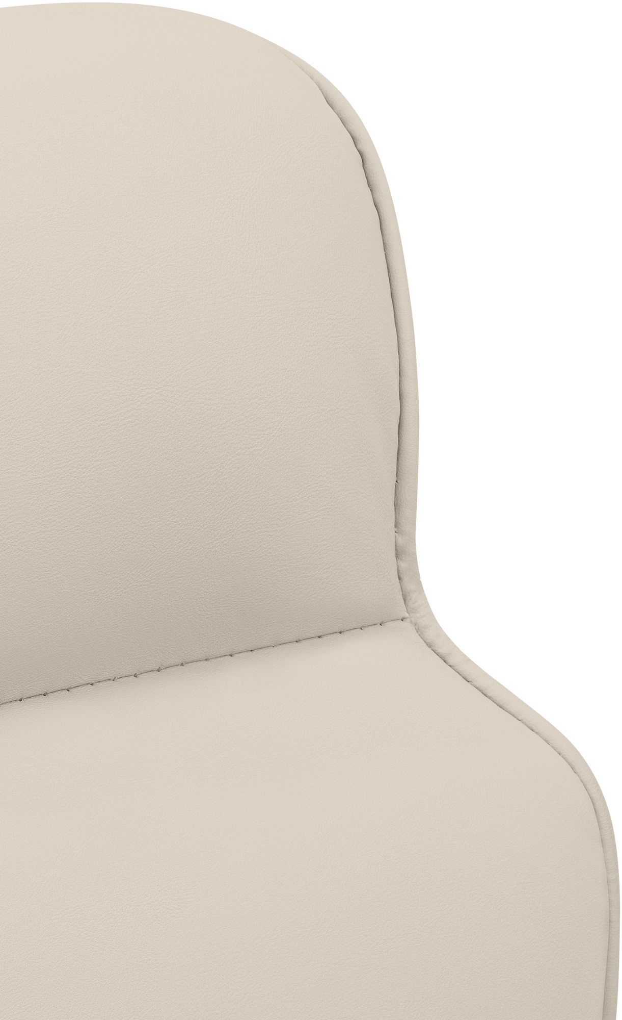 Chaise de bureau Amado aspect cuir