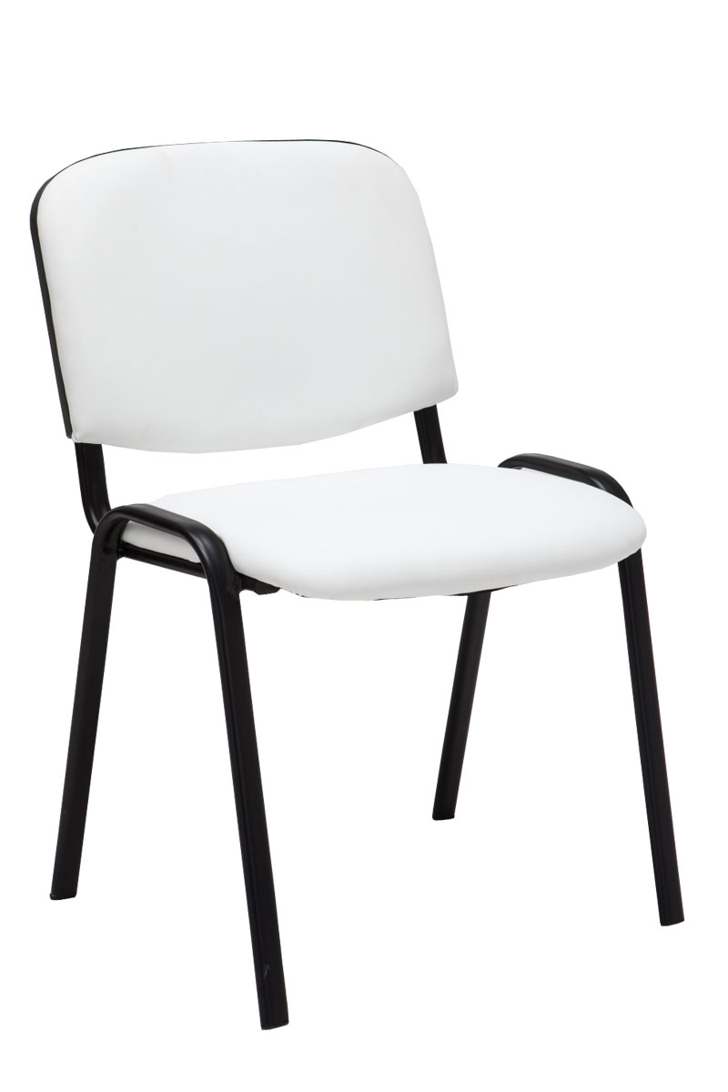 Lot de 6 chaises Visiteur Ken en similicuir
