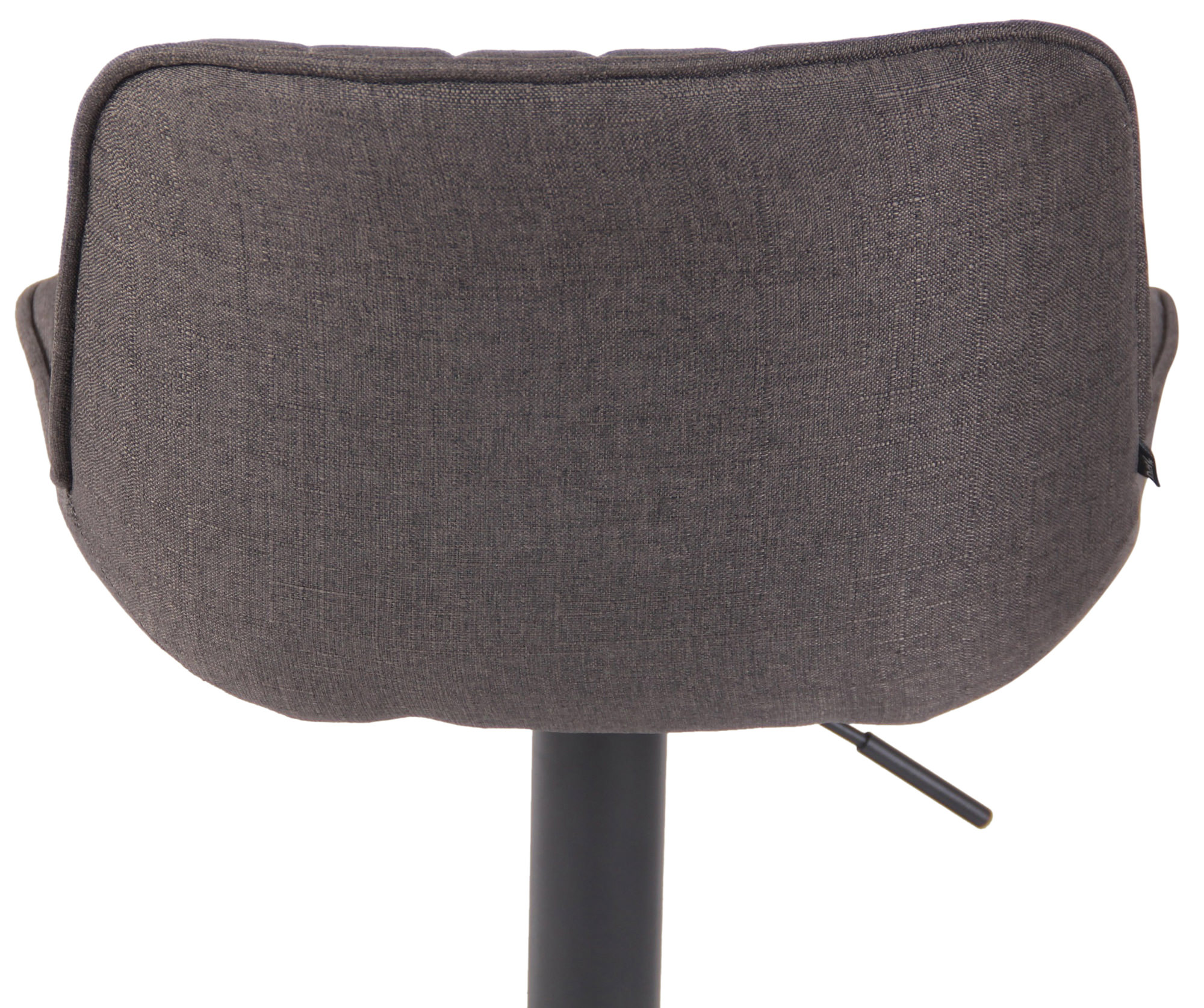 Tabouret de bar Lentini en Tissu avec Piètement trompette en Métal