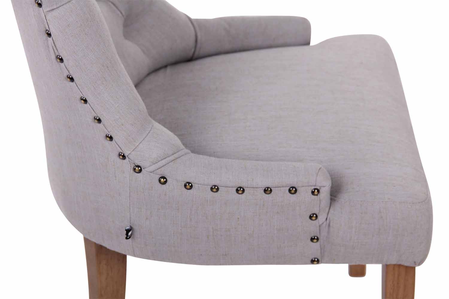 Lot de 2 chaises de salle à manger Aberdeen en tissu