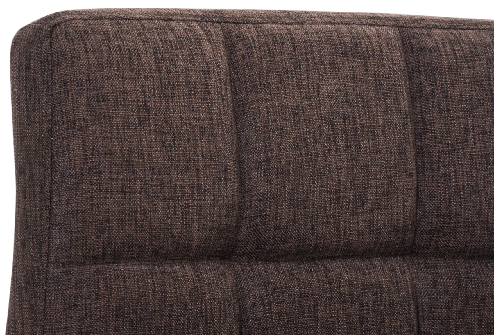 Lot de 2 Tabourets de bar Peru en Tissu Piètement Métal Pivotant et Ajustable