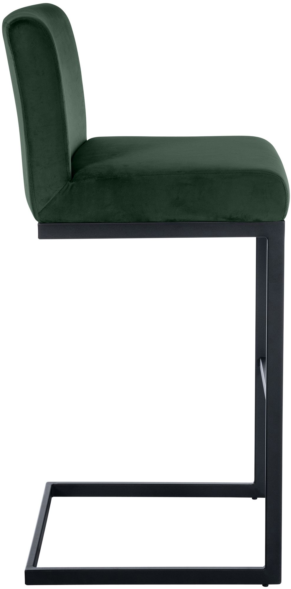 Lot de 2 tabourets de bar Hopewell en velours