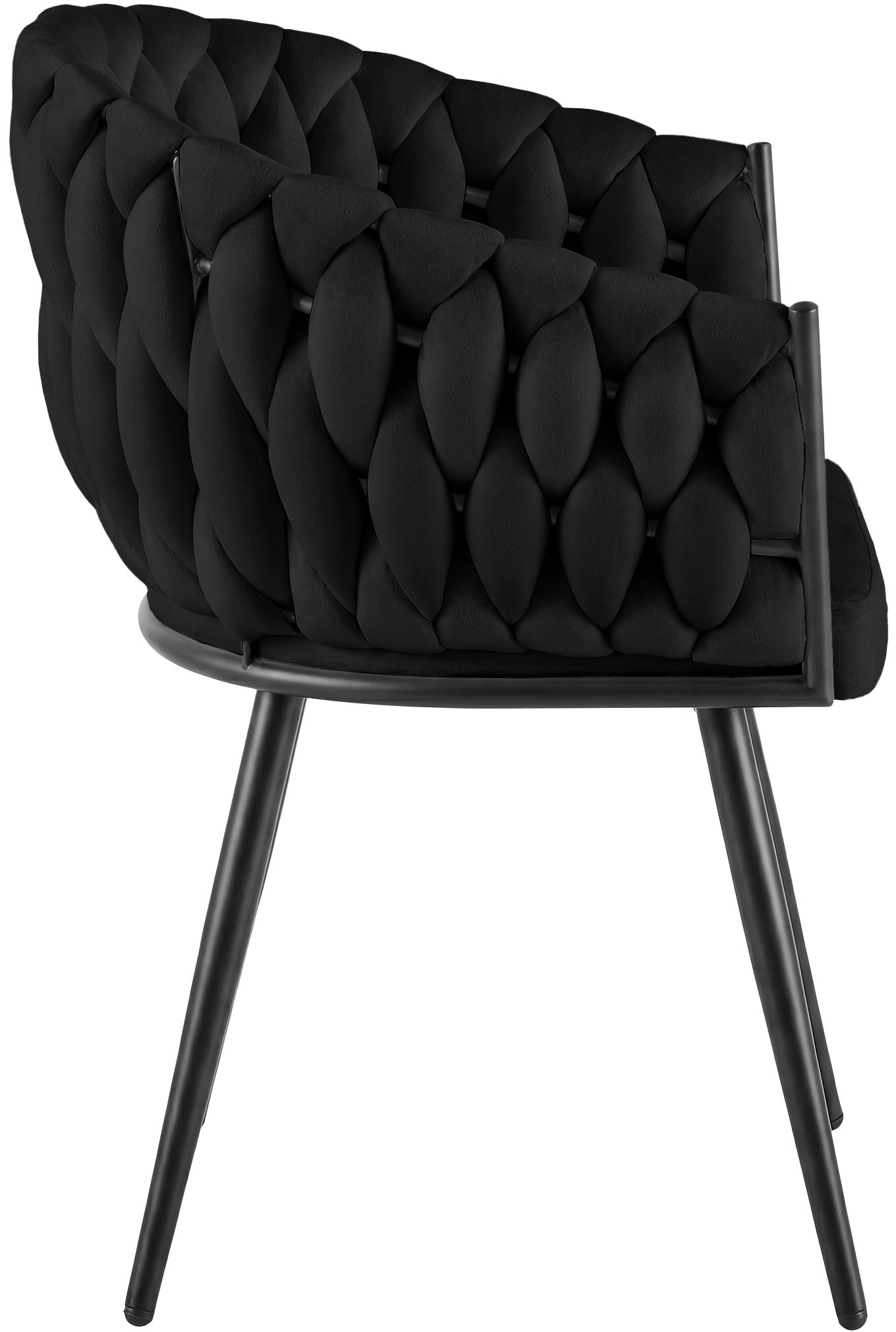 Chaise de salle a manger Molise velours