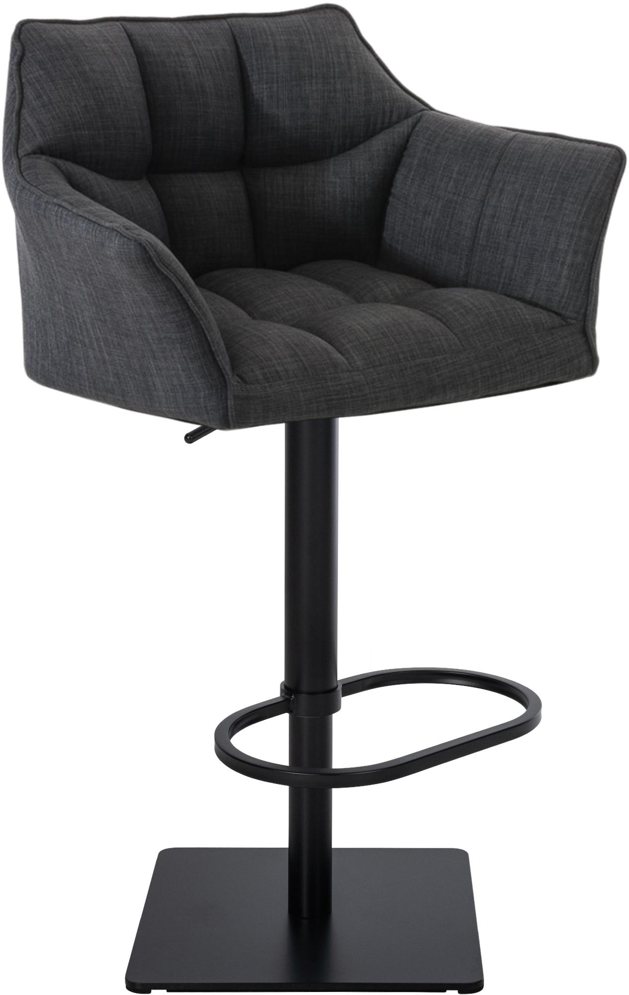 Tabouret de bar Damaso avec revetement en tissu