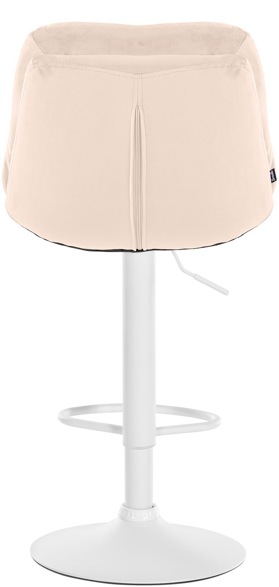Tabouret de bar Laurel velours