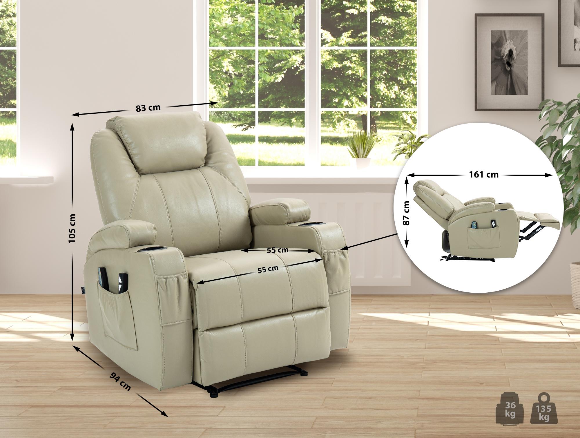 Fauteuil Hepler avec fonction massage