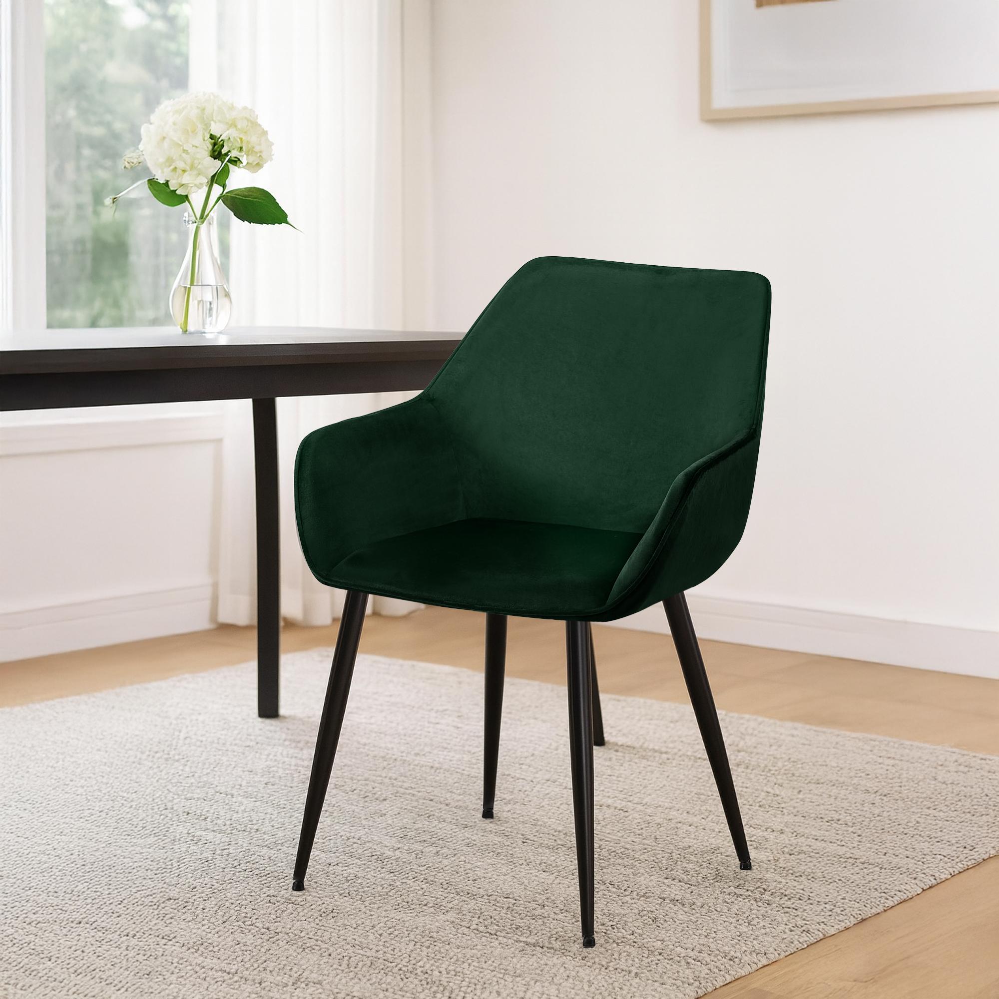 Lot de 2 chaises de salle à manger Luena