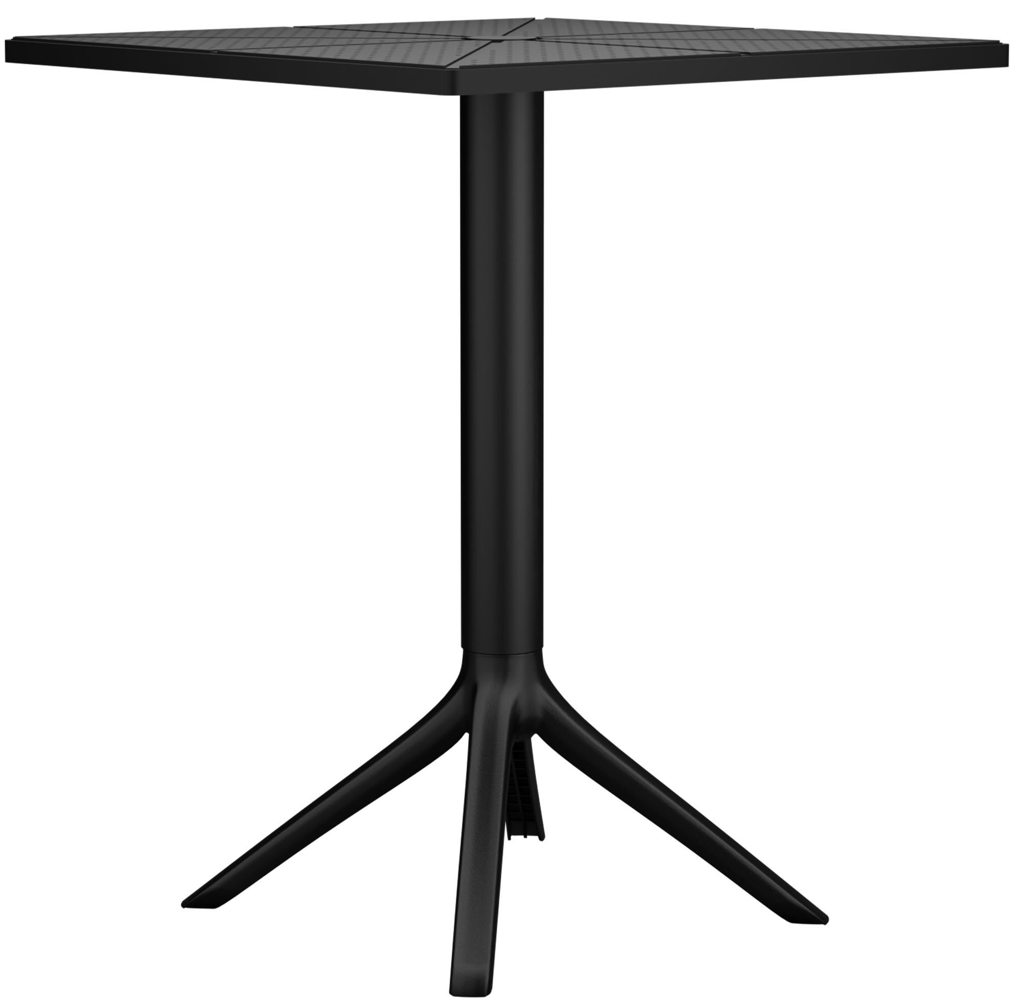 Table de jardin Nuvela 60 x 60 cm Résistant aux intempéries, aux UV, facile d'entretien