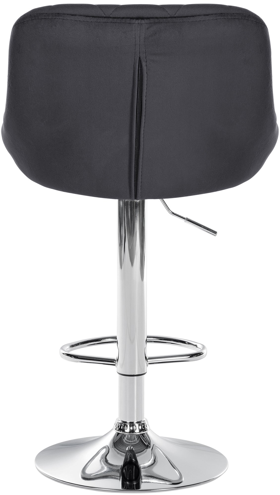 Lot de 2 tabourets de bar Lazio velours