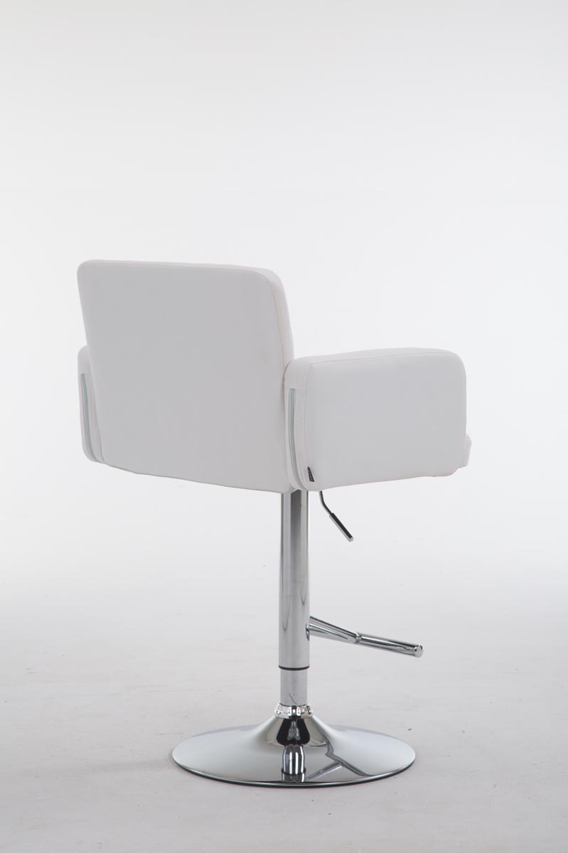 Tabouret de bar Los Angeles similicuir avec pied en métal