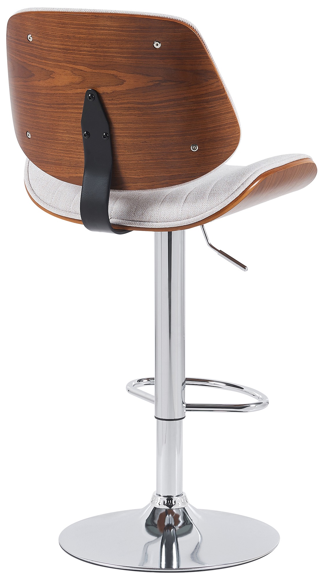Lot de 2 tabourets de bar Clawson tissu