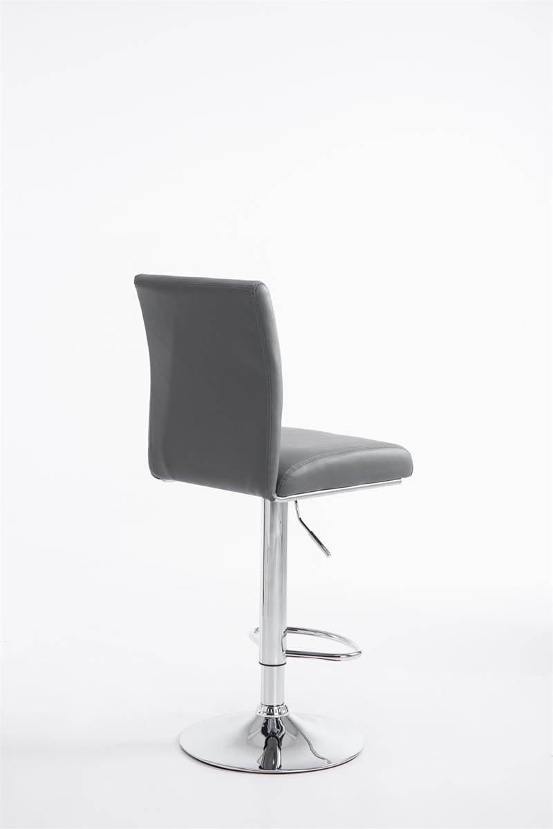 Tabouret de bar Köln en similicuir avec pied en métal