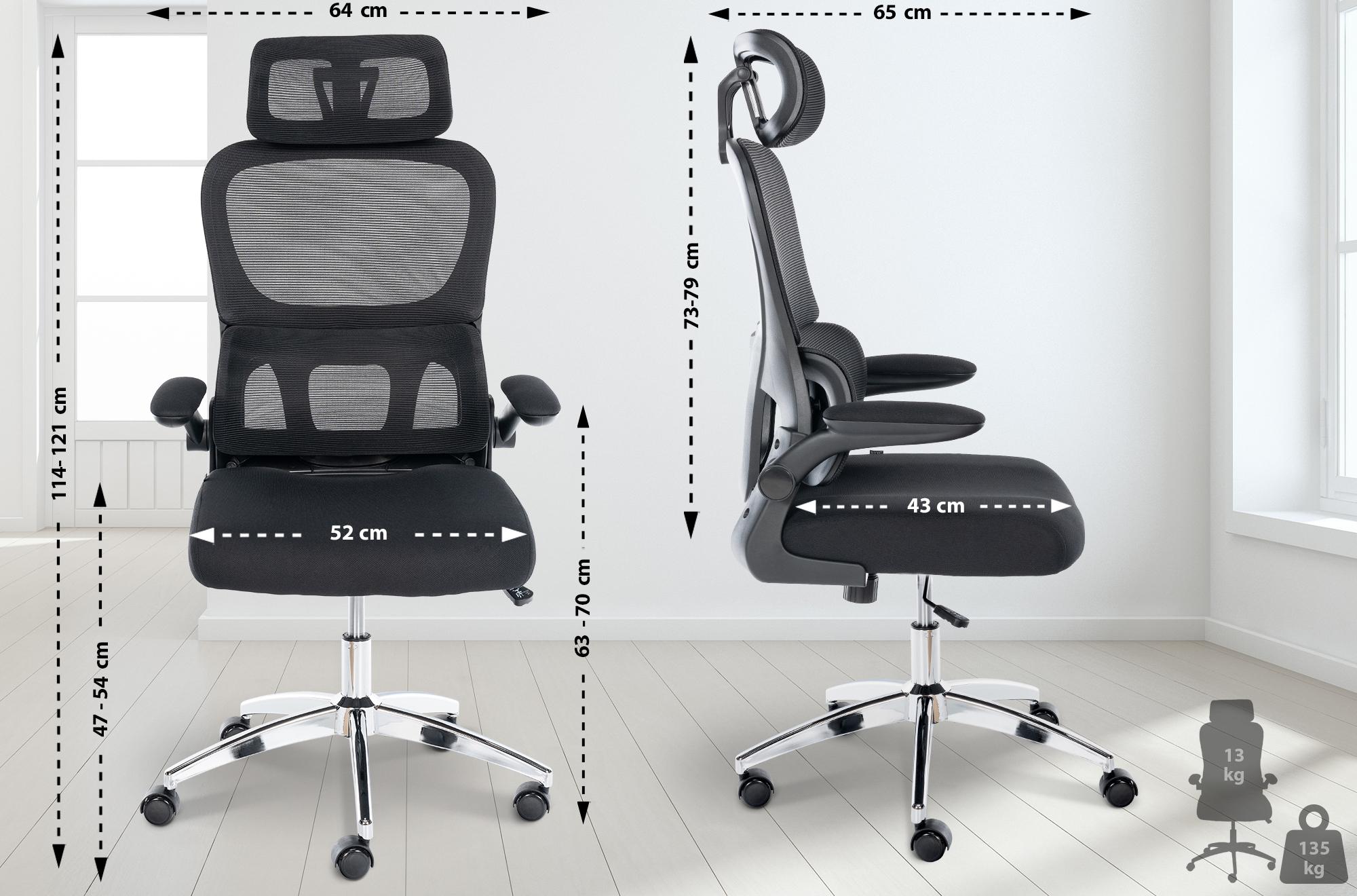 Chaise de bureau Overton