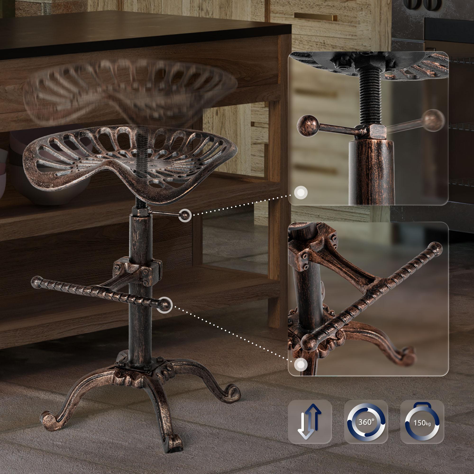 Tabouret de bar Butch au style industriel