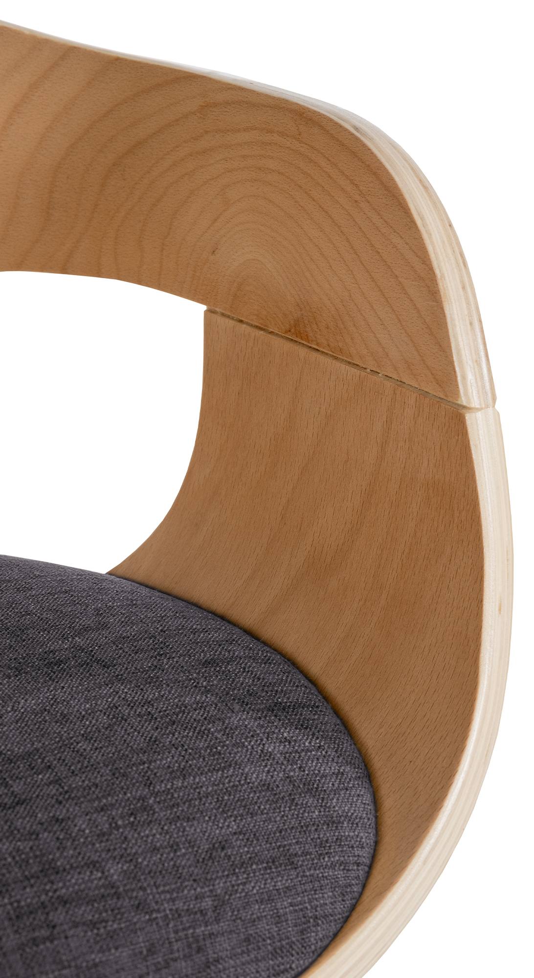 Chaise retro Kingston en tissu